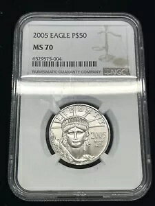 SASA 2005 $50 �A�����J�� �v���`�i �C�[�O�� NGC MS70