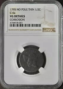 1795 C-6a |[Ȃ n[tZg - NGC VG ڍ - ?COINGIANTS?