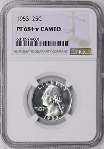 1953 25C ���V���g�� �N�H�[�^�[ NGC PF68+* �J���I NGC �v���X �X�^�[ �J���I ���A �v���X �X�^�[!