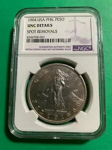 čtBs 1 y\ 1904-P NGC UNC ڍ׃X|bgZ~L[t