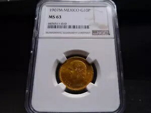 1907M MS63 LVR S[h 10 y\ NGC F
