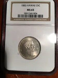 nC JJEA I 1883 NH[^[h/25 Zg  NGC F MS65