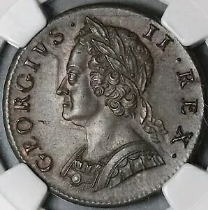 1747 NGC MS 62 �W���[�W II 1/2 �y�j�[ �C�M���X �R�C�� POP 2/2 (22080303C)