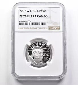 PF70 2007-W $50 AJ v`i C[O 1/2 IX v`i NGC *4456