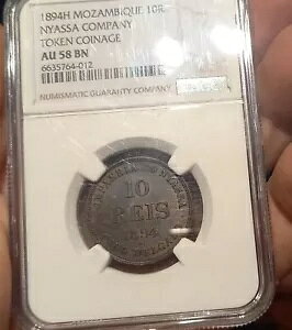 Ur[N Companhia do Nyassa  10 CX g[N 1894-H q[g ~g RRR!!!