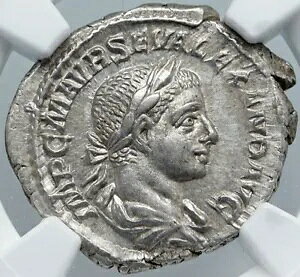 SEVERUS ALEXANDER �Ñ� 222AD ���[�} �Â� �V���o�[ ���[�} �f�i���E�X �R�C�� NGC i88688