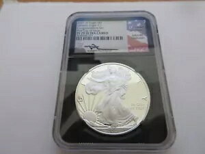 2021 W Eagle S$1 Heraldic Eagle Congratulations �Z�b�g Mercanti �������� PF 70