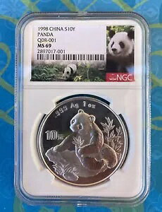 1998 ���� �p���_��� QDR-001 NGC MS69 ��! S10y ���[�W�f�C�g