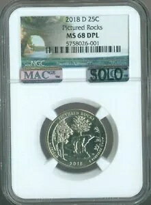 2018-D �s�N�`���[�h ���b�N�X �N�H�[�^�[ NGC MS68 DPL MAC SOLO �i��