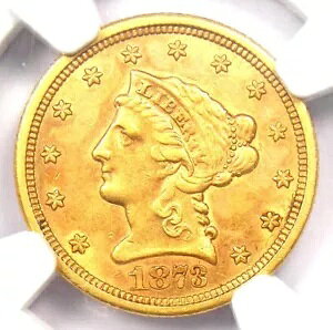 1873-S oeB S[h NH[^[ C[O $2.50 RC - F NGC AU58 - A RC