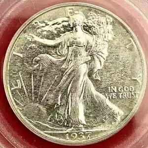 1937 50C �E�H�[�L���O ���o�e�B �n�[�t PCGS PF66 �t���b�V�� 67 ���� 97% ���� PQ �N���[��