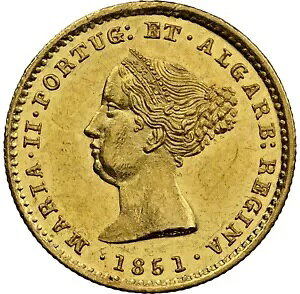 �|���g�K�� 1851- �}���A II �S�[���h 1000 ���C - NGC MS61 - �� - �킸�� 12,000 ����!