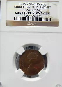 1979 NGC MS62 BN uE Ji_ 25 Zg ~g G[ NH[^[ #BT-120