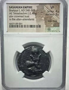 �T�[�T�[�����V���[�v�[�� 1 �� AD 240-272 AE �e�g���h���N�} 12.48 g NGC VF