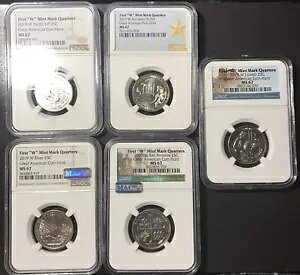 2019 W NGC MS67 5 �N�H�[�^�[�Z�b�g �T���A���g�j�I ���[�E�F�� RONR �O�A�� �A�����J�� �������A��
