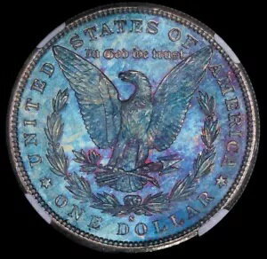 1881 S ���[�K�� �V���o�[ �_���[ NGC MS66 ���C���{�[ �g�[�� �����X�^�[ �u���[�x���[ �o�[�X�g �J���[