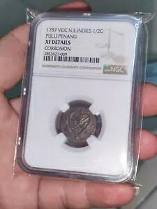 1787 VEIC N.E.INDIES 1/2C v yi NGC XF ڍוH 2853621-009