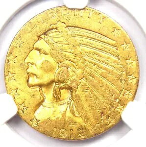 1912-S CfBA S[h n[t C[O $5 RC - NGC AU58 - A TtVXR fCg