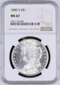 1880-S $1 K _[ NGC MS67 t XgCN uXg zCg & tXeB foCX