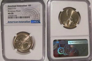 2022 D Cmx[V h $1 NGC MS 68 P^bL[ u[OX ~[WbN