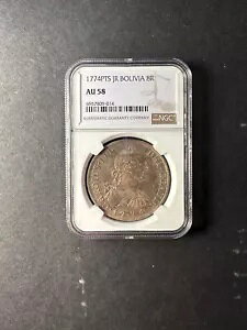 �{���r�A �J�����X 3 �� �V���o�[ 8 ���A�� 1774 PTS JR �g�[���񖢗��� NGC AU58