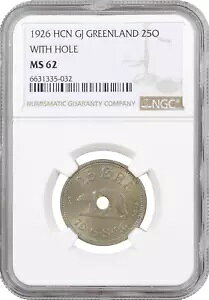 �O���[�������h 25 �z�� 1926 HCN�ANGC MS62�A�u�N���X�`���� 10 �� (1912 - 1947)�v ������-