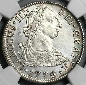 1776 NGC UNC ���L�V�R 2 ���A�� �J�[�� 3 ���X�y�C���v���R�C�� (24101702C)