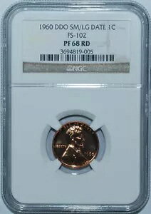 1960 NGC PR68RD �_�u�� �_�u�� �_�C �\�� FS-102 SM/LG �f�C�g �����J�[�� �Z���g �y�j�[