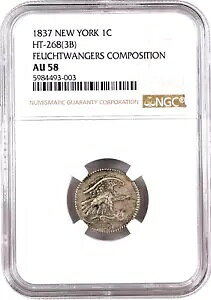 1837 �t�H�C�q�g���@���K�[ �Z���g NGC AU58 �_�C�i�� 3B