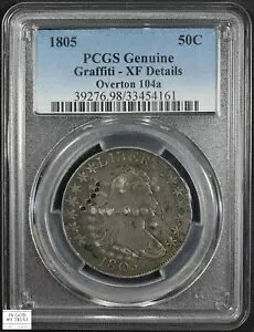 1805 O-104A h[v oXg n[t_[ 50C PCGS XF ڍ -  (11-12 m)