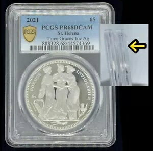 ���� 2021 Three Graces ?5 �Z���g�w���i �}�X�^�[�s�[�X �V���o�[ �v���[�t PR69 �p���R�C��