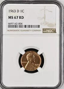 1963-D 1C RD J[LO 1 Zg NGC MS67RD 6697142-004