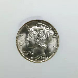 1942 10C �v���[�t �}�[�L�����[ �E�C���O�h ���o�e�B �_�C�� PF68 NGC 571744-010