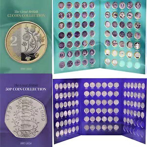 �V���� 2024 ���ɂ̃R�C�� �R���N�^�[ �A���o�� ?2 50p �c�C�� �Z�C�o�[ �p�b�N �L���[ �K�[�f���Y