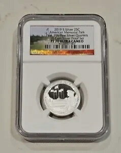 2019 S �V���o�[ PF 70 25C �A�����J�� �������A�� �p�[�N 1st .999 �t�@�C�� �V���o�[ Qtrs ULT CAM