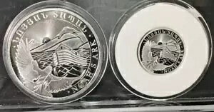 2022 AjA mA̔M 1IX & 2023 1/4IX mA̔M .999 t@C Vo[ \u