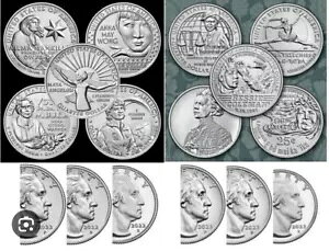 2022 & 2023 PDS American Women's Quarters �R���v���[�g 30 �R�C�� �Z�b�g (�{�[�i�X S Qtr �t��)