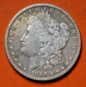 1896 O [K _[ ~ VF VERY FINE ~ 90% Vo[ $1 US RC ObY