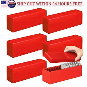 6PC ���[�{�b�N�X �v���X�`�b�N�P�[�X 20 �F�� PCGS NGC �X���u�R�C���z���_�[�{�b�N�X�p