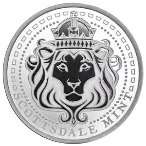 XRbcf[??In Omnia Paratus Type 2 1oz 999 Fine Silver Coin BU in CAPSULE