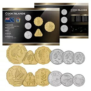 God Save The Queen �N�b�N���� �����ʃR�C�� 6 �� 10c 20c 50c $1 $2 $5 2015