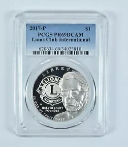 2017-P ���C�I���Y�N���u�L�O�h�� PR69 DCAM PCGS �u���[���x��