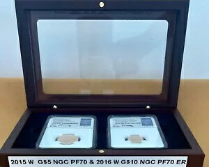 2B 2016 W $10 AGE NGC PF70 ER & 2015 W $5 AGE NGC PF70 ED MOY