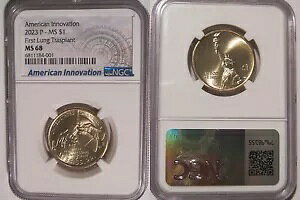 2023 P �~�V�V�b�s �C�m�x�[�V���� �h�� 1 �h�� NGC MS 68 �ŏ��̔x�ڐA