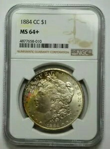 1884-CC NGC MS64+ ���[�K�� �V���o�[ �_���[ �����X�^�[ ���C���{�[ �i�`������ �g�[�j���O GEM BU+