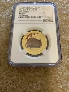 2008 p[X ~g J[ꂽ Lunar Mouse Rat V[Y-2 1/2 IX NGC MS 69