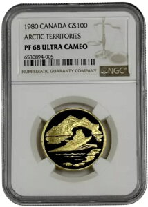 1980 Ji_ S[h $100 kɌ 1/2 IX v[t RC NGC PF 68 UC