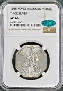 1925 kAJ 100 NLO_  NGC MS66 CAC