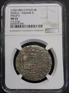 (1556-98) �t�B���b�v II 4 ���A�� �R�u NGC MS62 �Z�r���A �X�y�C����A���n����