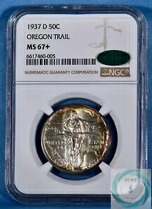 1937-D IS gC 50c NGC MS67+ CAC F - XyN^L[ NVbN gi[
